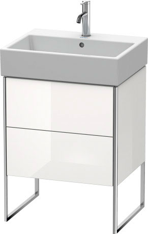 XS447304040 XSquare Тумбочка напольная Черный глянцевый лак Duravit - Вид №2