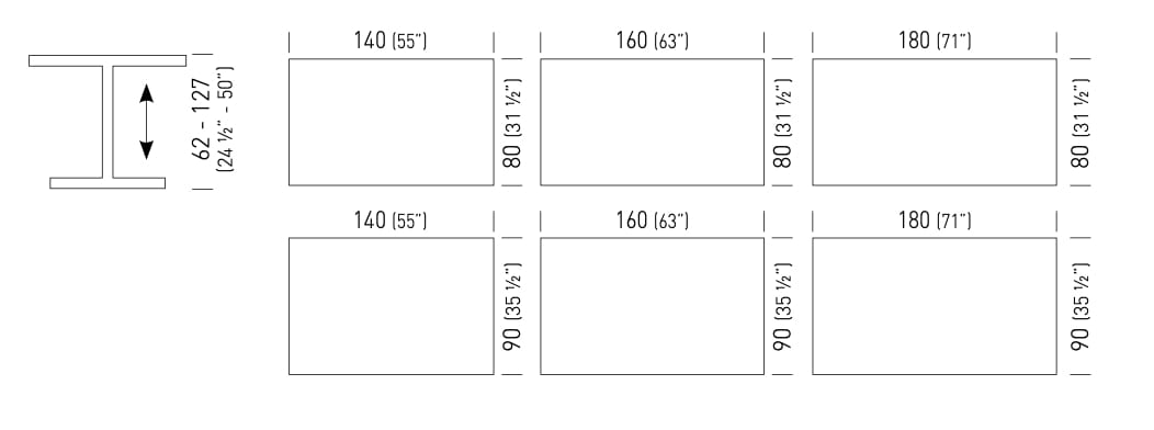 Рабочий стол с электрическим движением GABER AZIONE ARCH-00102500 - Вид №1