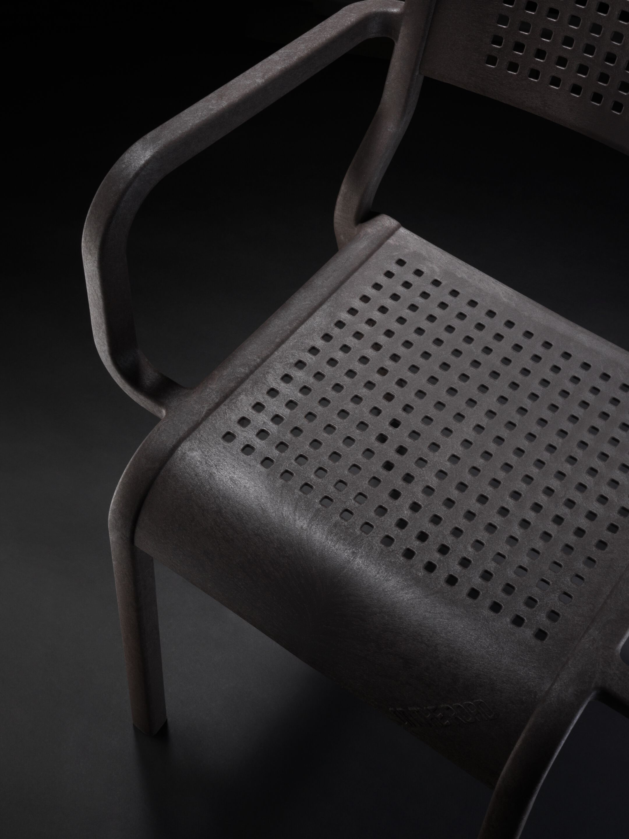 Стул из переработанного инженерного пластика с подлокотниками PF Stile ON THE ROAD CB ARCH-00105591 - Вид №6