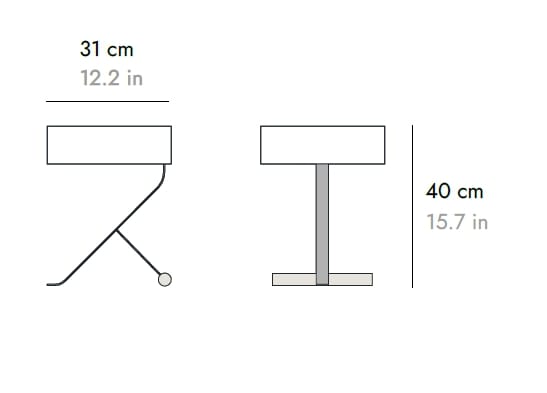 Ткань светодиодная настольная лампа Punt ARCH-00002095 - Вид №4