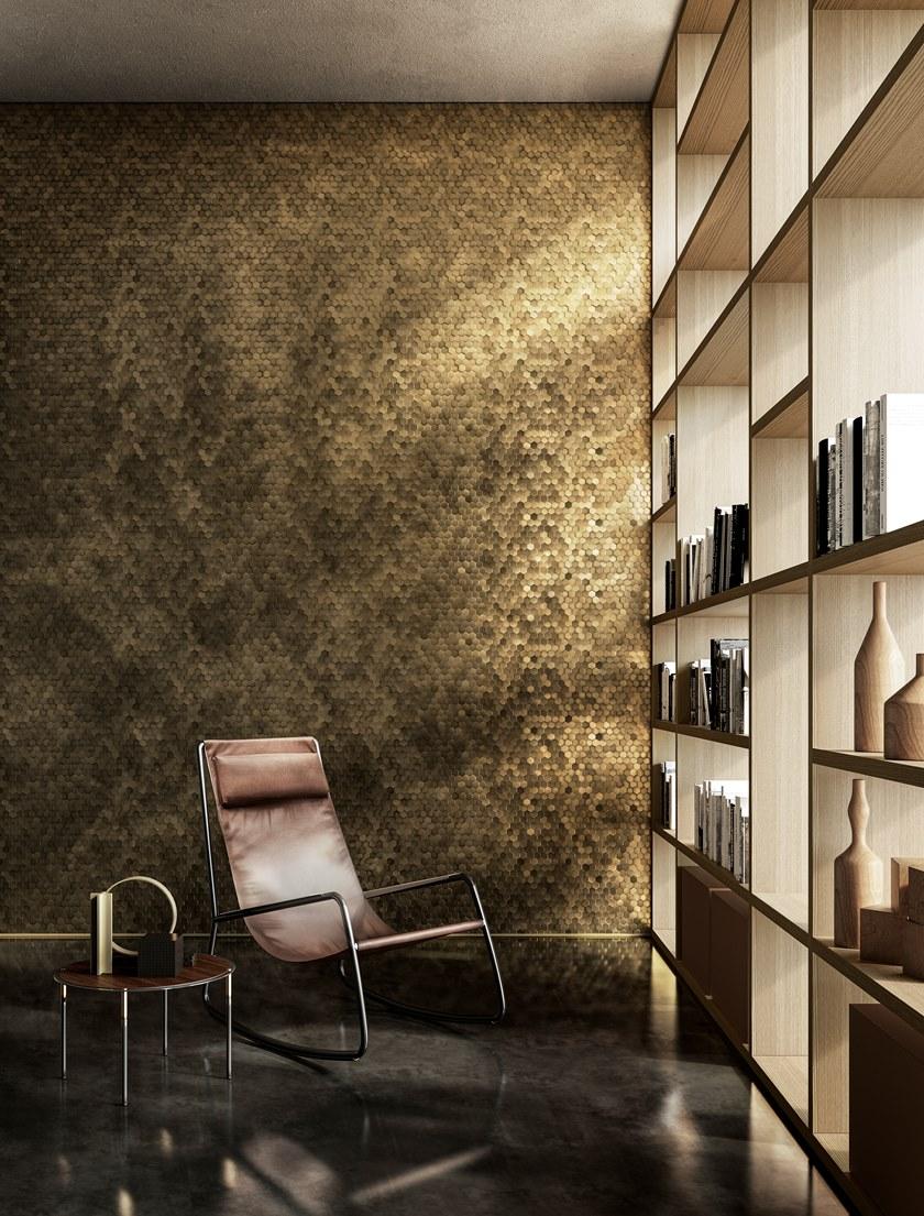 DE CASTELLI Мозаика из латуни Demosaic sun-id-1405006 - Вид №1