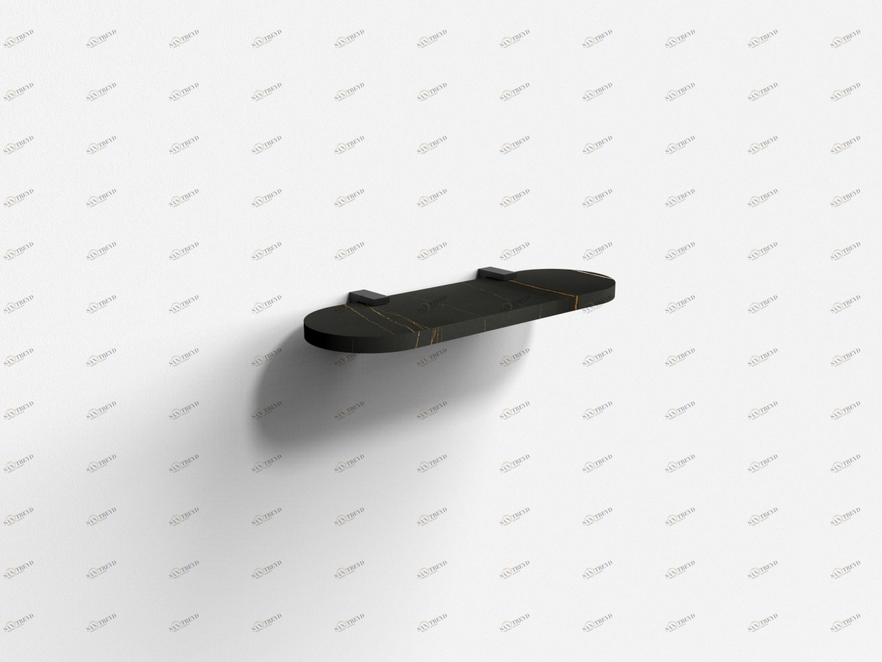 SLAB Полка из керамогранита MDI отделка Azalai 30CM IBB1974 SL30.10.02.AZA 