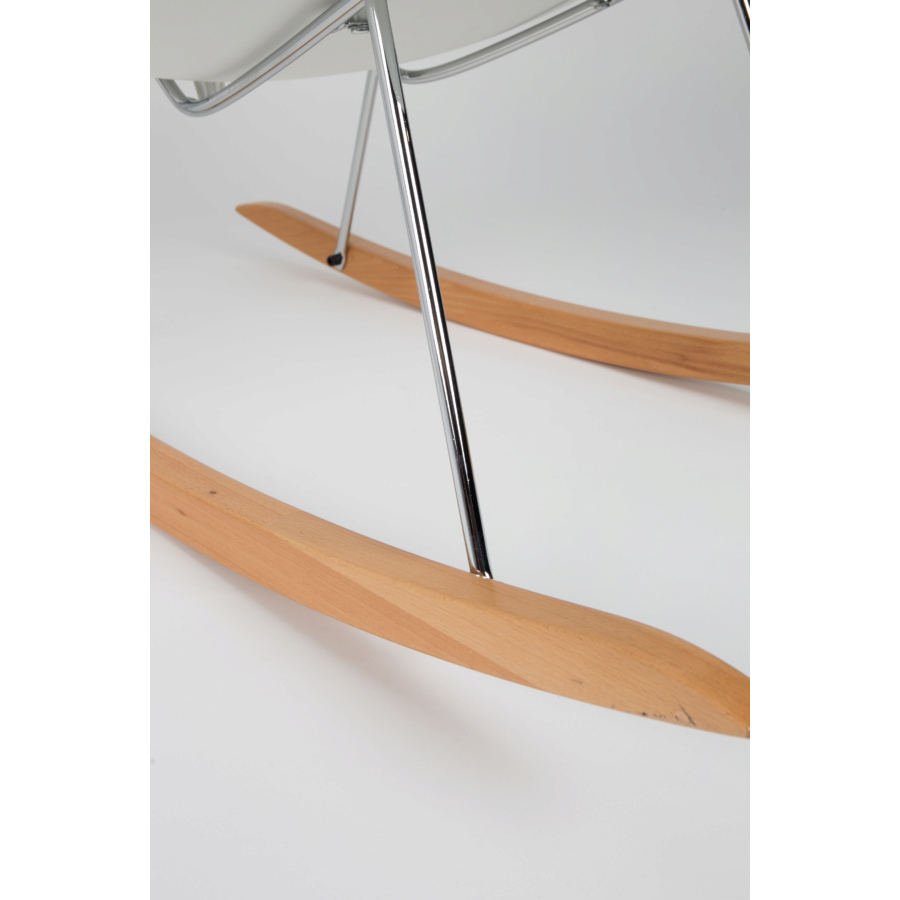 Лаунж кресло-качалка Rocky светлое White Label Living 3100042 - Вид №9