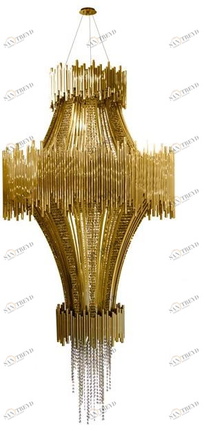 LUXXU Люстра из латуни с кристаллами swarovski® Scala sun-id-1360456