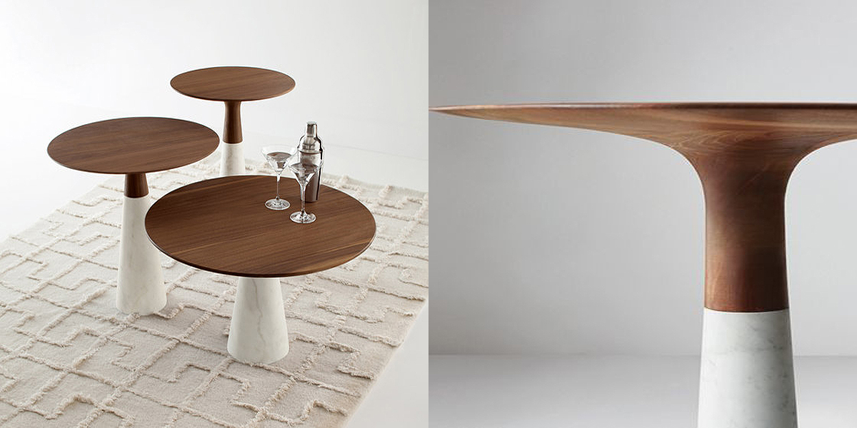 СТОЛИК КОФЕЙНЫЙ ДЕРЕВЯННЫЙ LEAF 45Х60 СМ Neutra Design WSL451N - Вид №1