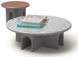 arflex Круглый лакированный журнальный столик Arcolor