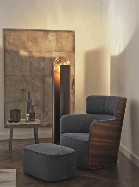 Flou Кресло из ткани с высокой спинкой Softwing sun-id-1404646 - Вид №2