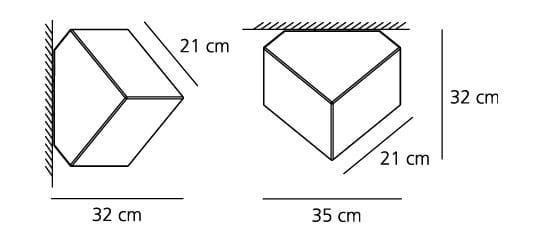 Термопластичная смола настенный светильник / потолочный светильник Artemide ARCH-00039367 - Вид №2