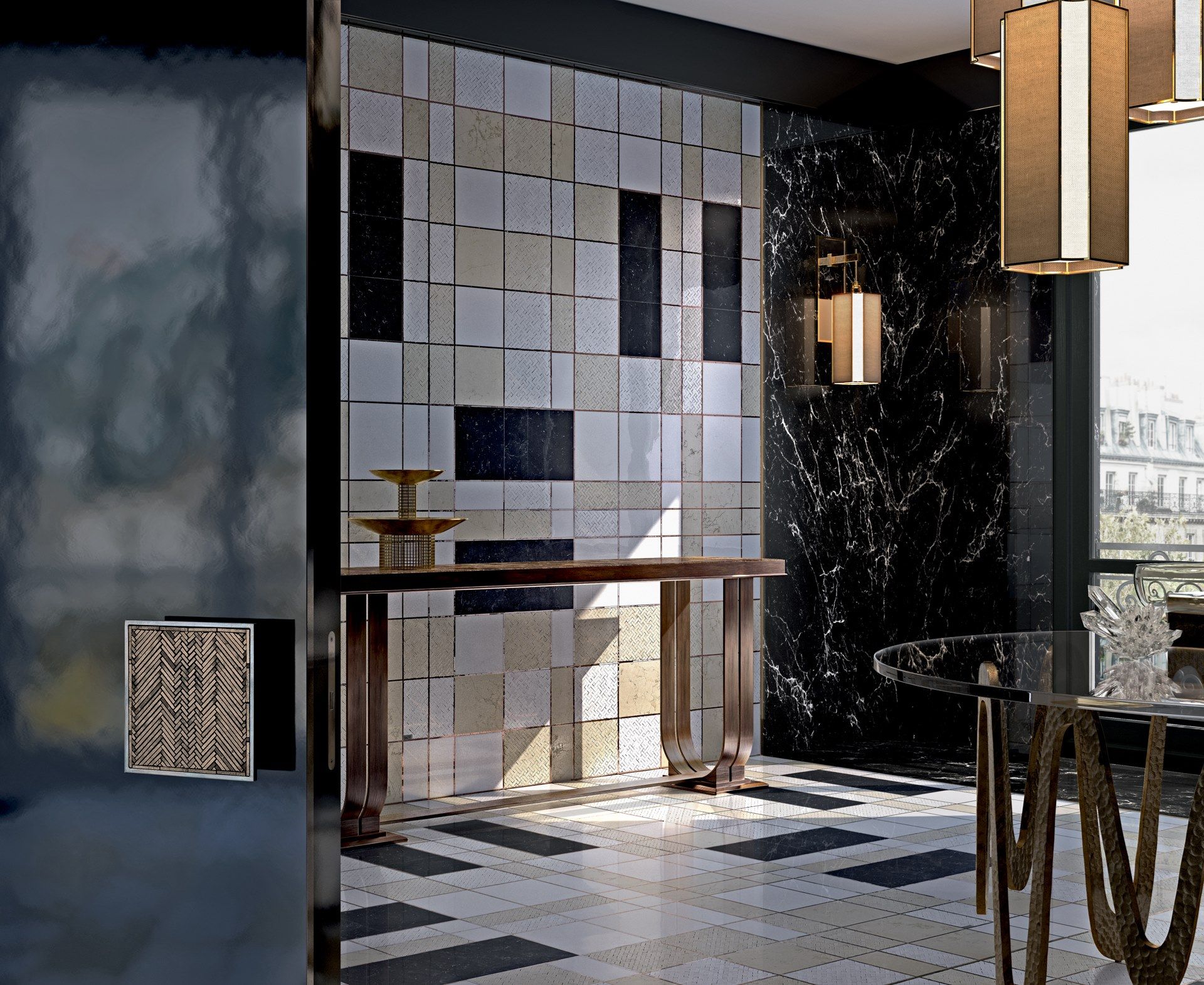 Прямоугольная мраморная консоль Sicis Concorde ARCH-00120259 - Вид №6