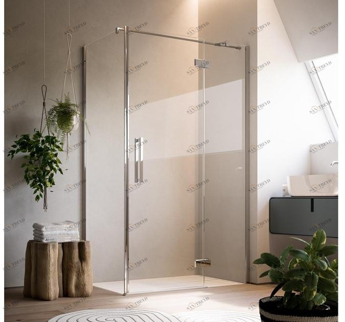 Glass1989 Душевая кабина угловая стеклянная с распашной дверцей Showering sun-id-1439366