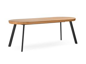 Деревянная скамья без спинки