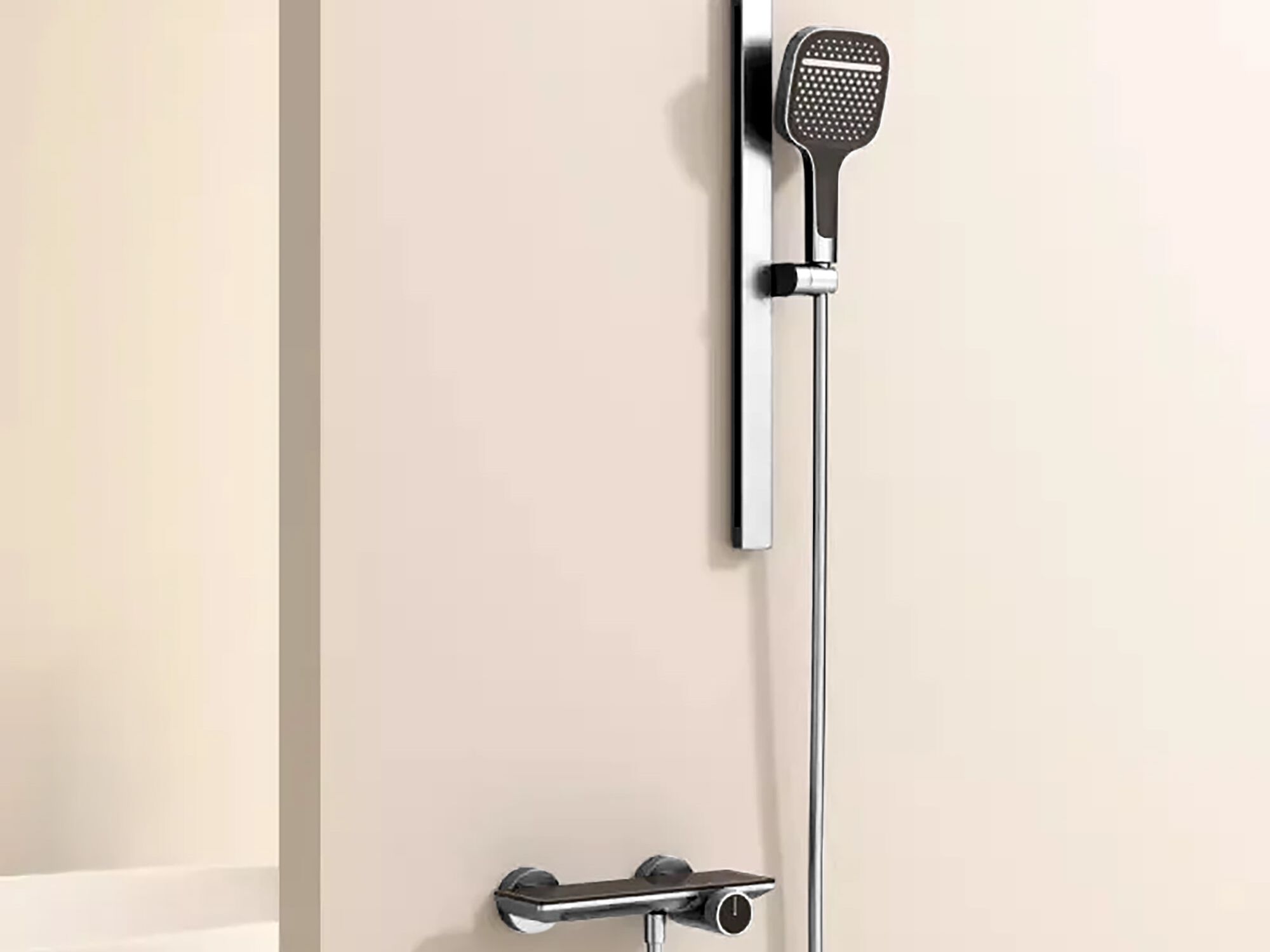 Электронный набор для душа с 3 отверстиями и ручным душем Fontana Showers NIJAR ARCH-00055108