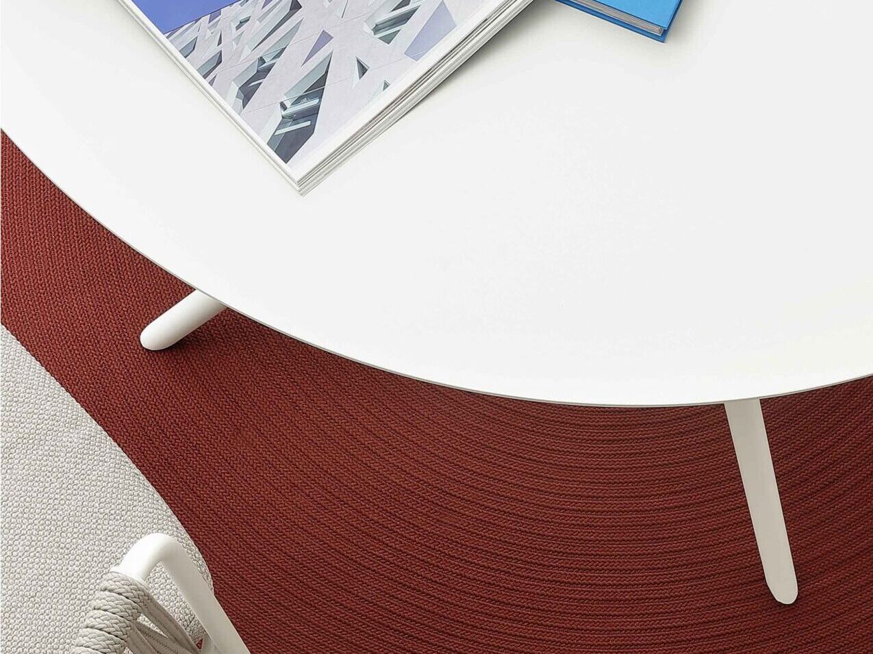 Алюминиевый круглый садовый стол с порошковым покрытием Nodo Italia Eva ARCH-00090468 - Вид №1