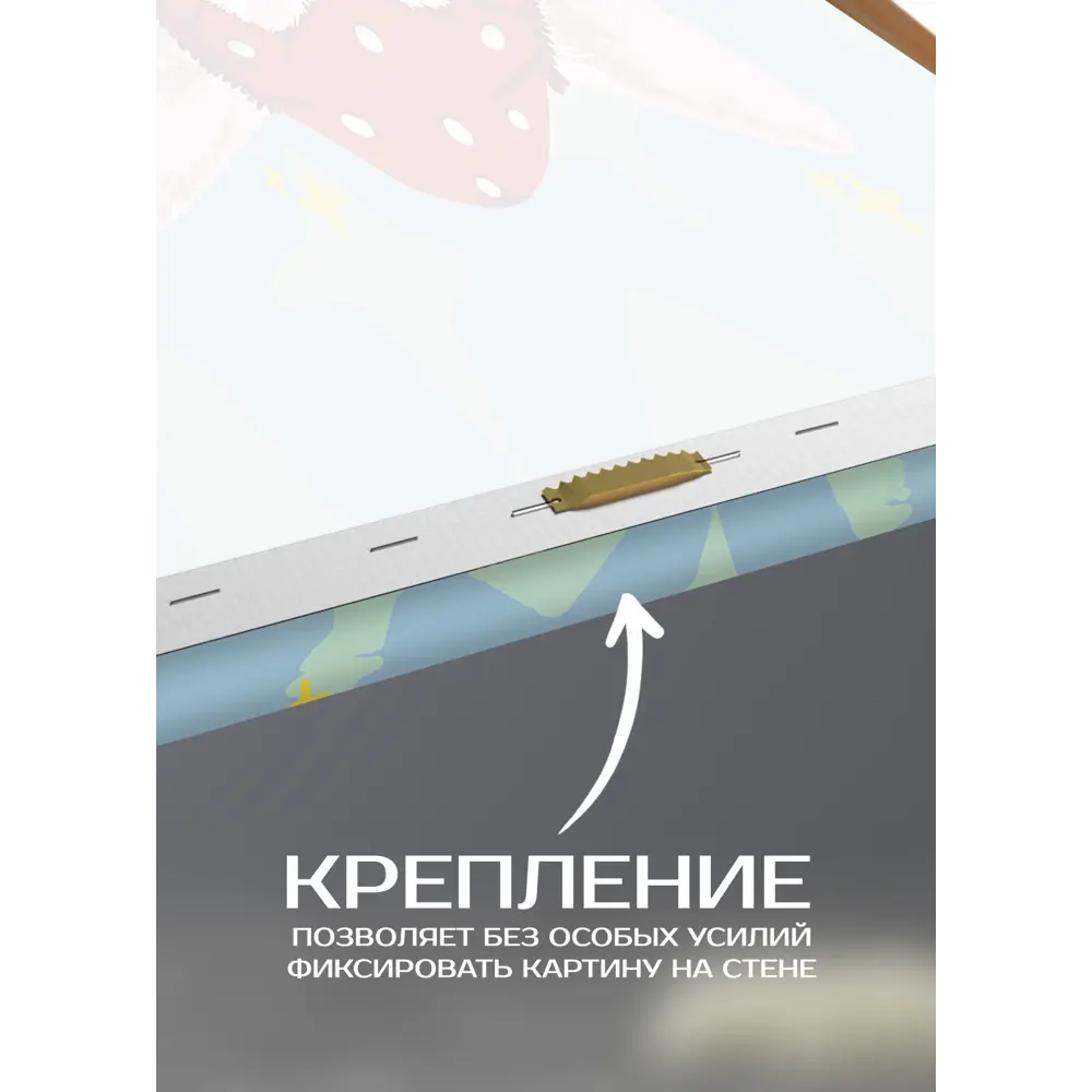 Картина на холсте Модная шапка 30x30 см FBRUSH STLM-2004950 - Вид №4