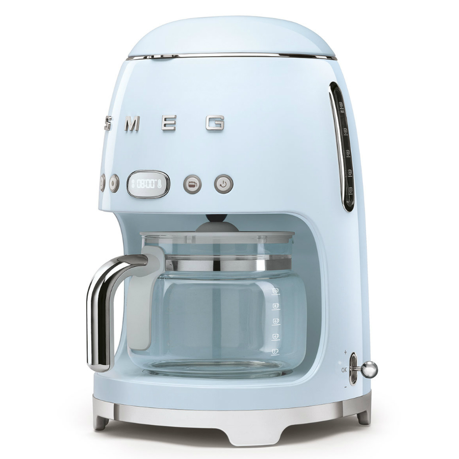 Кофеварка капельная Smeg, светло-голубая DCF02PBEU - Вид №1