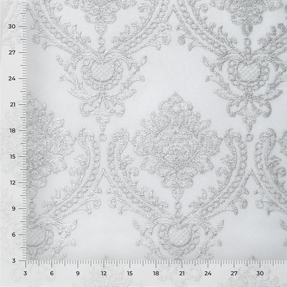 Тюль 1 м/п Reine Brode с вышивкой на сетке 280 см цвет серый 83603282 STLM-2128168 TEX REPUBLIC  - Вид №4
