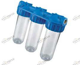ATLAS FILTRI  Водяные фильтры из 3 частей TRIPLEX PLUS 3P SX 