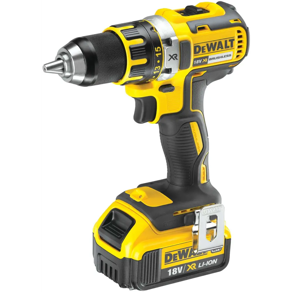 Дрель-шуруповерт аккумуляторная Dewalt DCD790M2-QW, 18 В Li-ion 2х4 Ач STLM-2188363
