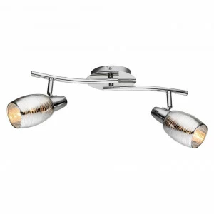 Спот потолочный на 2 лампы хром Carson 54986-2 GLOBO CARSON 00-3927043 Хром