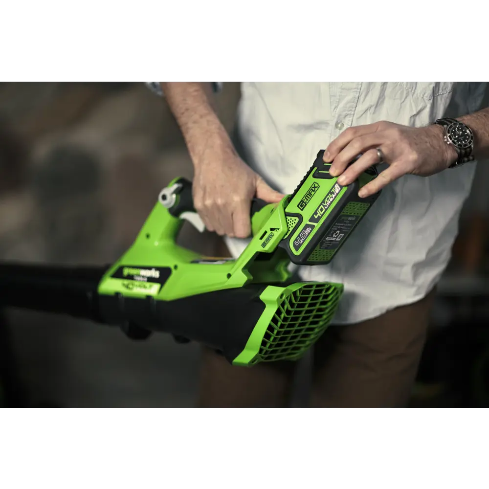 Воздуходувка аккумуляторная Greenworks 2400807 40 В АКБ и ЗУ не в комплекте STLM-2156144 - Вид №7