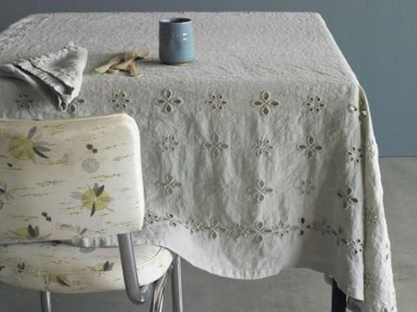 Society Limonta Вышитая льняная скатерть Bijou sun-id-1483095 - Вид №3