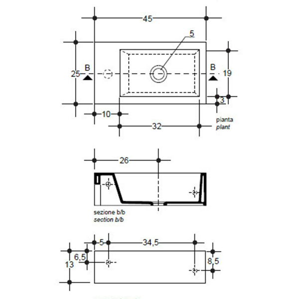 41861 Накладная раковина на столешницу  овальная Santreyd  - Вид №1
