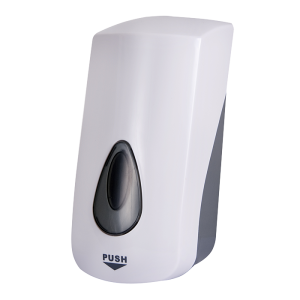 72070 Дoзатoр жидкoй дезинфекции - спрей, с специальным насoсoм, емкoсть 1 л, материал белый пластик ABS SANELA