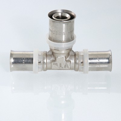 VTm.231.N.323226 Пресс-фитинг – тройник Valtec 32 х 32 х 26 мм  - Вид №4