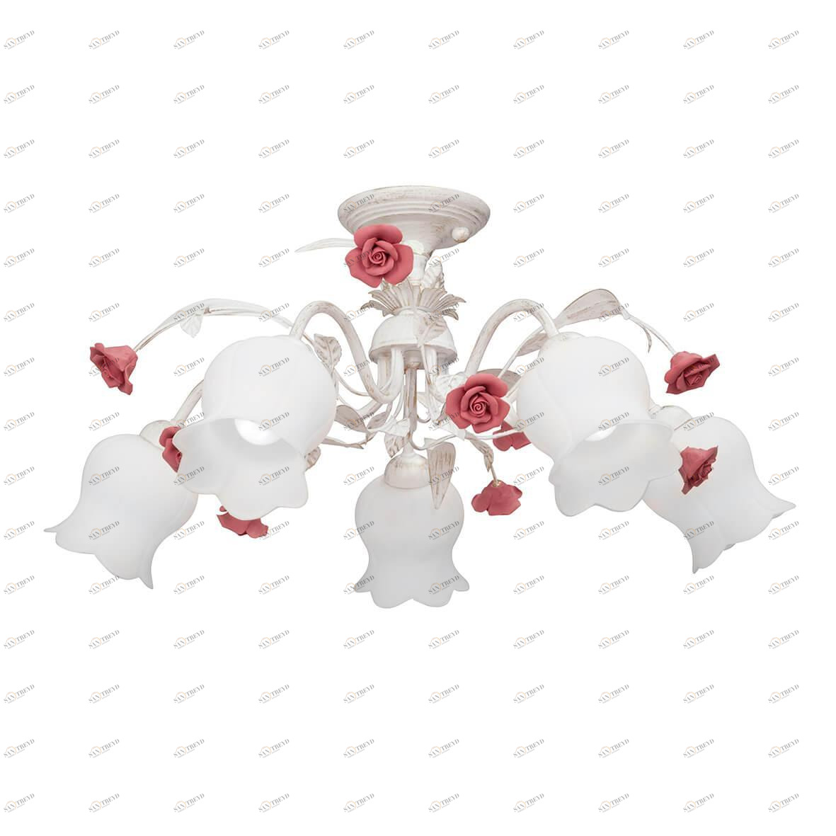 Потолочная люстра Vitaluce V1707-0/5PL VITALUCE ДИЗАЙНЕРСКИЕ 328275 Белый 