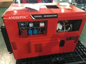 Генератор дизельный Амперос LDG11000E-3 в кожухе с АВР