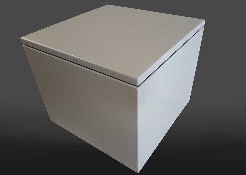 IMAGE'IN Скамья из фибробетона и алюминия с контейнером sun-id-1380321 - Вид №5