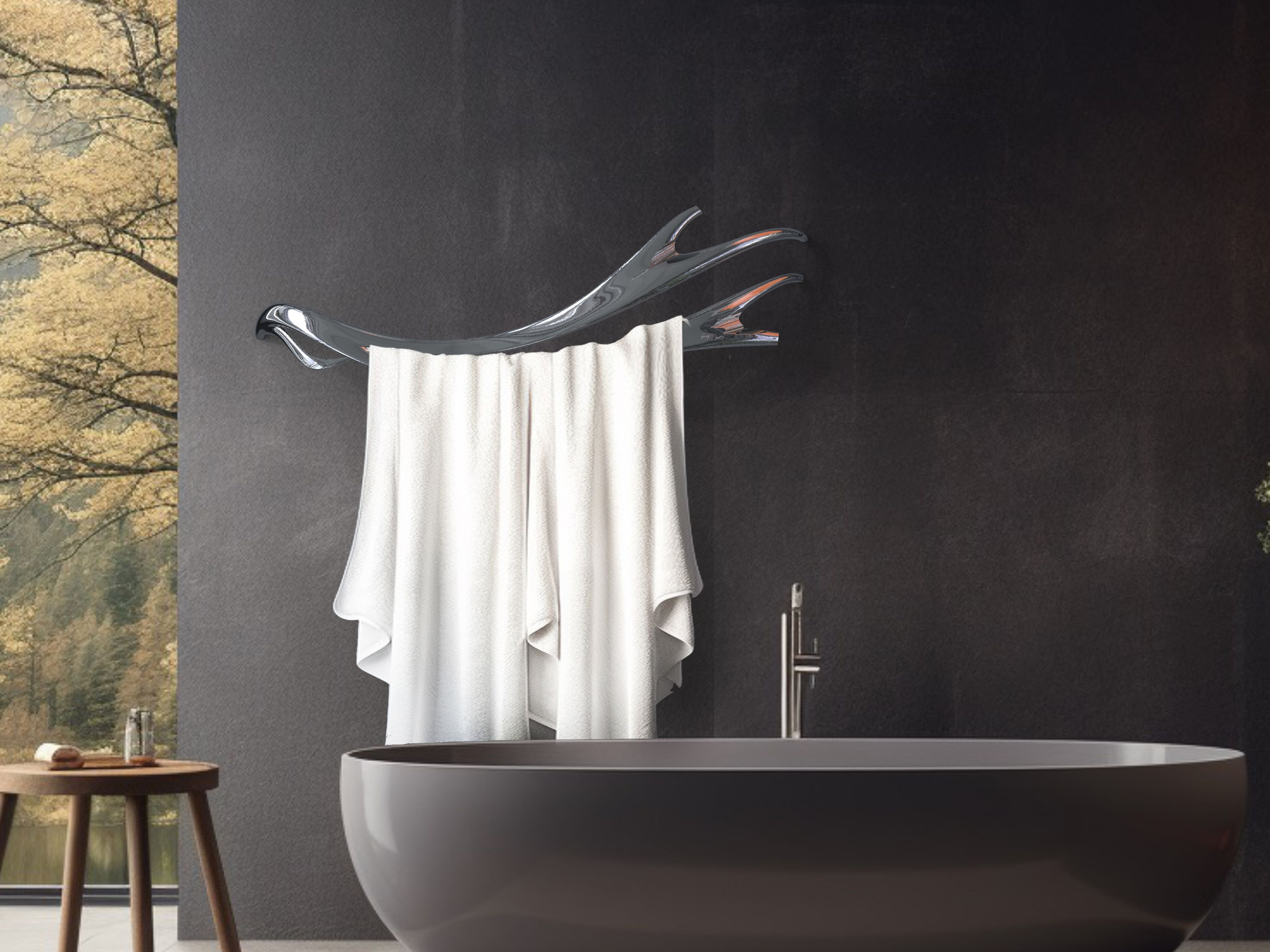 Полотенцесушитель из нержавеющей стали P&Bhusri Master Art Style ARCH-00130571