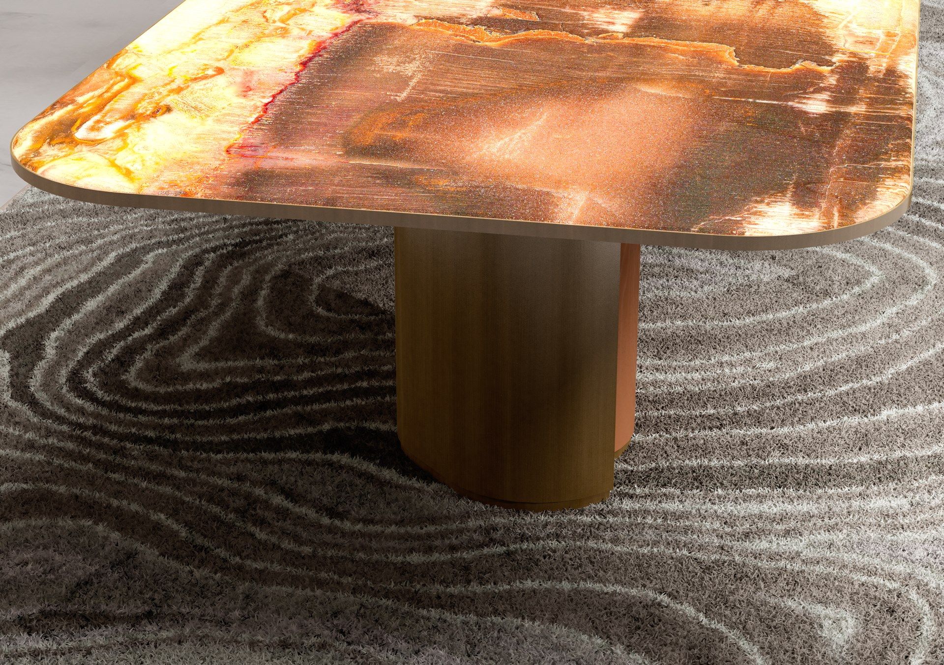 Стеклянный обеденный стол Sicis PHILIPPE ARCH-00125274 - Вид №24