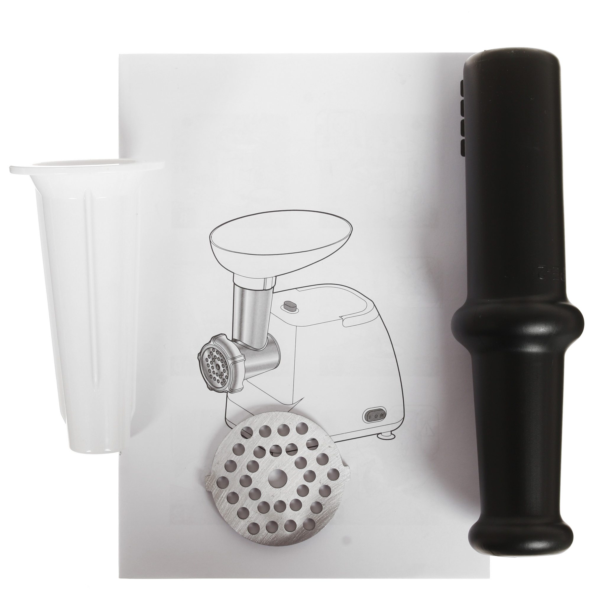 1690702 Мясорубка электрическая Moulinex HV1 ME111032 белый STDN-0055101 - Вид №6