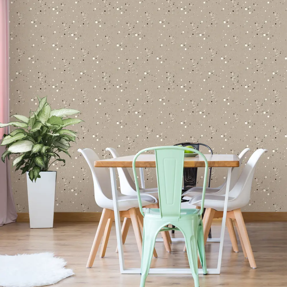 Обои флизелиновые Ateliero Goroshek коричневые 1.06 м At283756Э STLM-2001731 - Вид №2