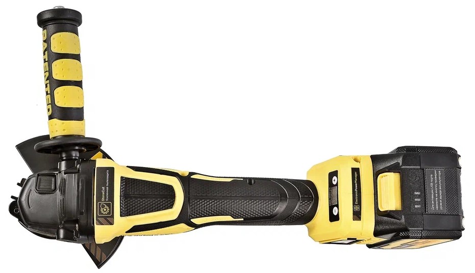 Углошлифовальная машина (УШМ) Hanskonner HAG1812E 1BatterySystem 18V 9157059 STDN-0008765 - Вид №3