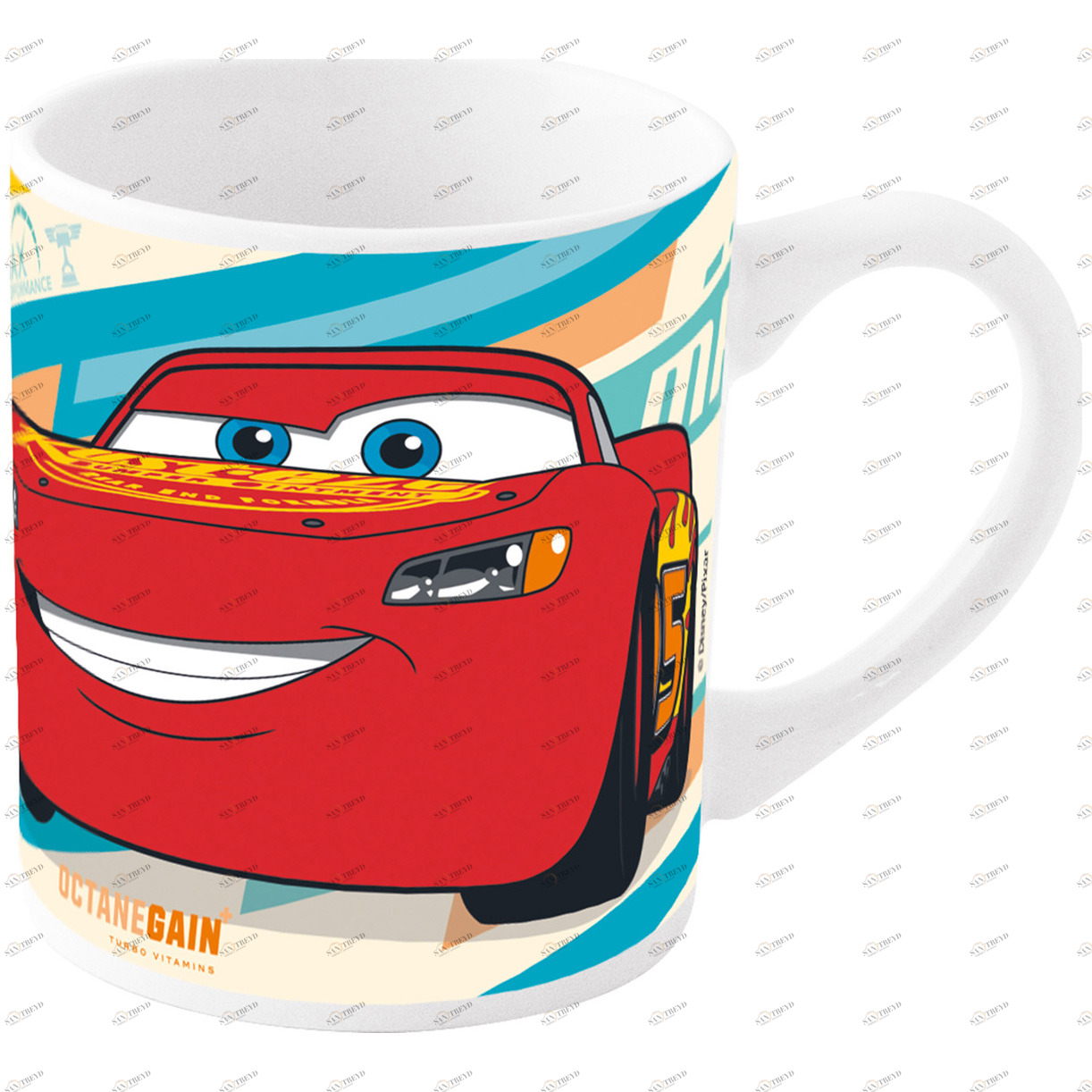 Кружка керамическая "Тачки. Нитро", 220 мл STOR ТАЧКИ 335694 Белый Santreyd 