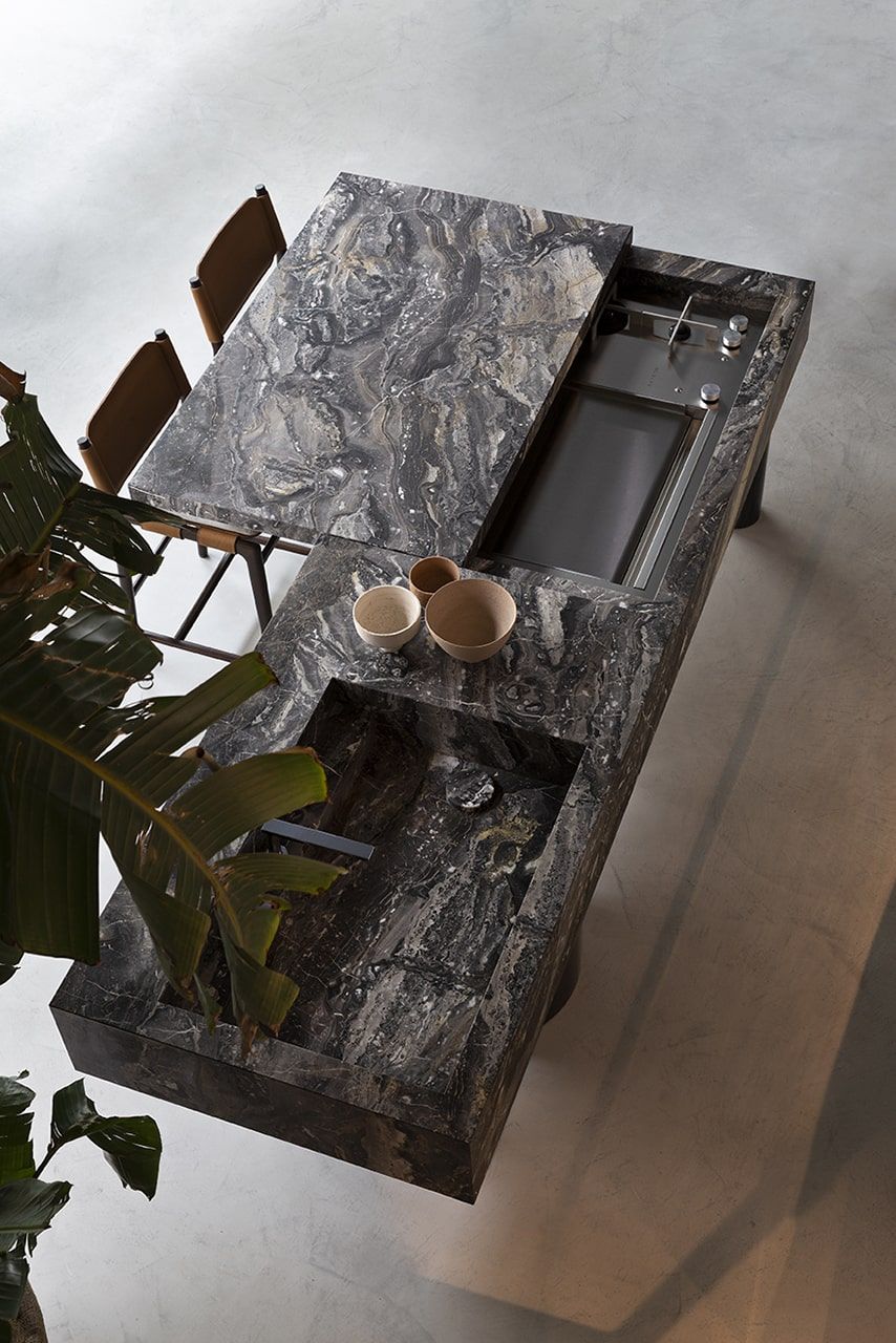 Мраморная наружная кухня Exteta 10th ARCH-00123375 - Вид №4