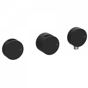 90903002 PREMIUM Черная термостатического 2/3 Внутренних путей горизонтальные с внешним лобовым путем манекеном Черный GRB MIXERS