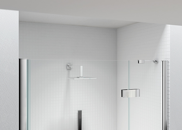 Дверь в нишу S6F760REC Merlyn 6 Series Хромированный  - Вид №2