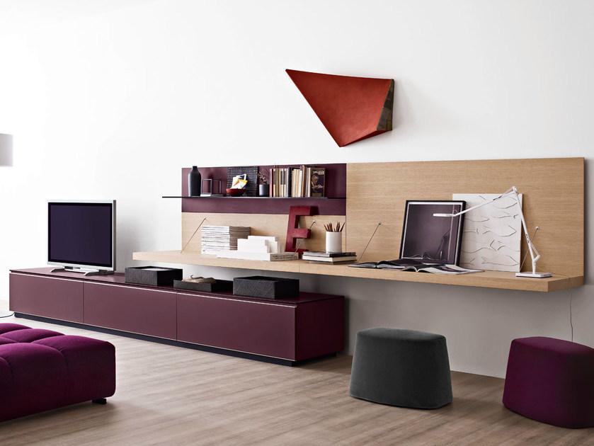 B&B Italia Модульная оборудованная стенка с подставкой под телевизор Pab sun-id-1512474 - Вид №6