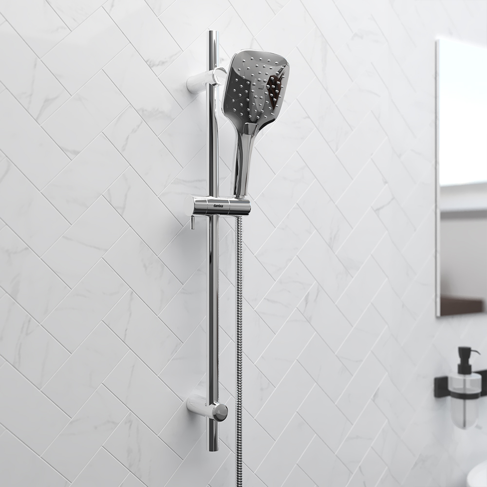 918200000 душ. комплект: ручн.душ 120мм 3 режима штанга 700мм Damixa Origin Evo  - Вид №4