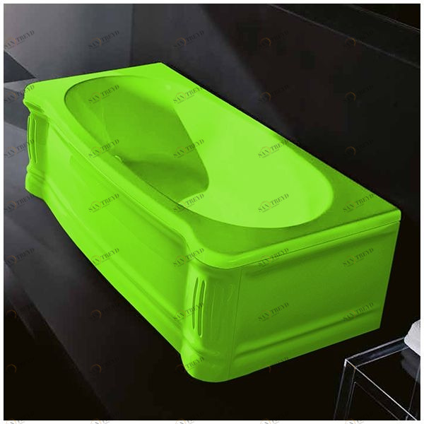 Ванна Gruppo treesse New Classic VTL-V6771-SX-S салатовая прямоугольная левая VTLV6771SXS