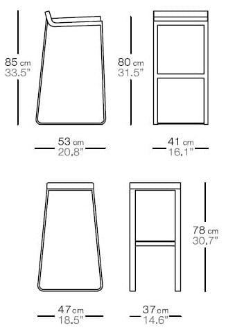 Табурет Bivaq сидеть ARCH-00103917 - Вид №5