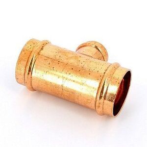 Тройник пресс 54x35x54 медный IBP