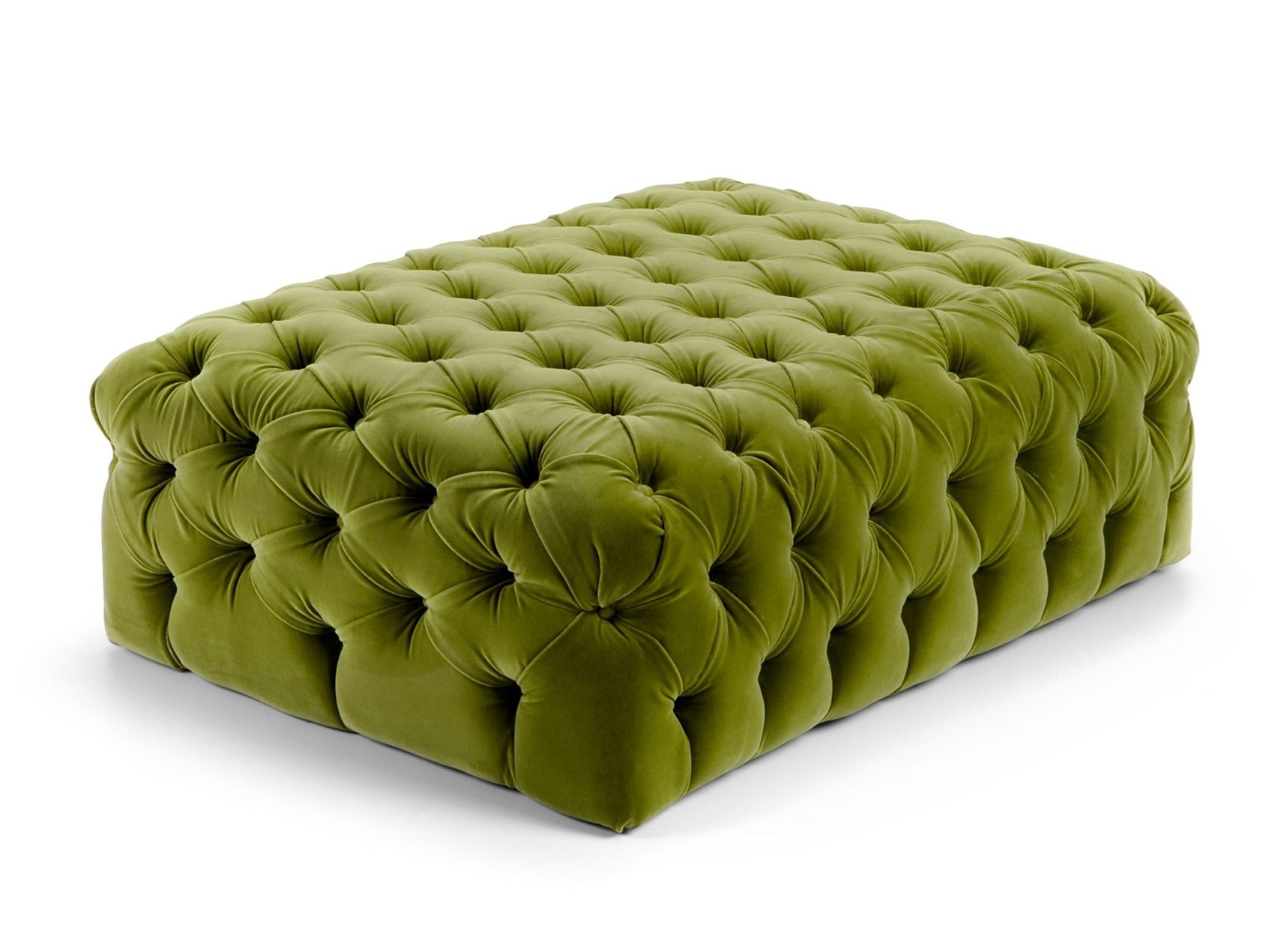 Кожаный прямоугольный пуф с Капитоном Domingo Salotti Malvina ARCH-00104035