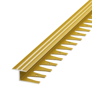 Уголок гибкий Alprofi 15x250 см цвет золото