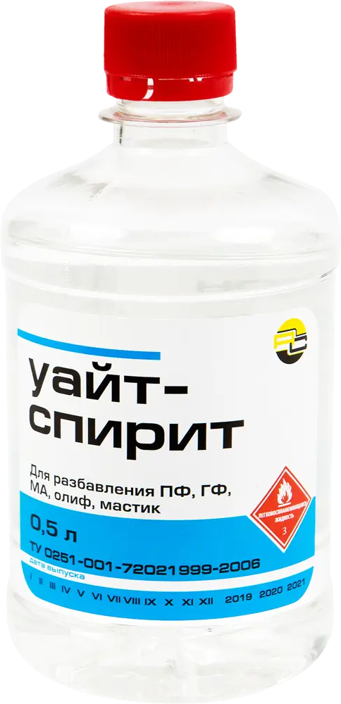 Растворитель Уайт-спирит АРИКОН 0.5 л для лакокрасочных материалов 15609433