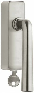 Formani Оконная ручка dk никель с замком Timeless 1925-dklock-o