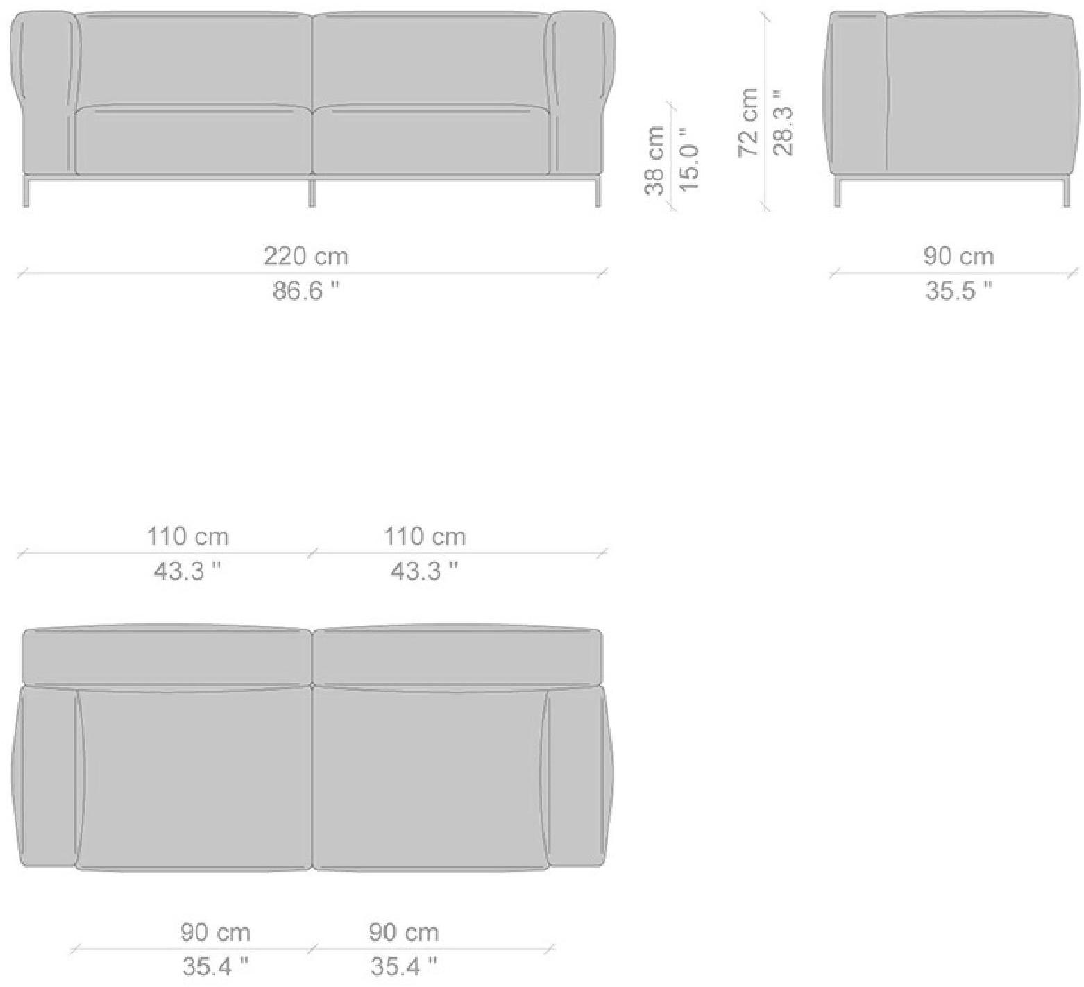 Cassina Модульный секционный диван Mex-hi sun-id-1467206 - Вид №12